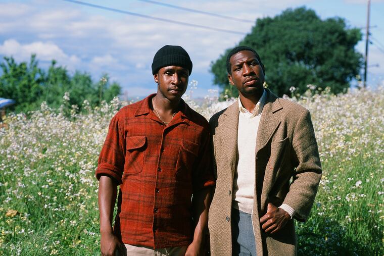 Jimmie Fails, left, and Jonathan Majors in "The Last Black Man in San Francisco." MUST CREDIT: Laila Bahman, A24