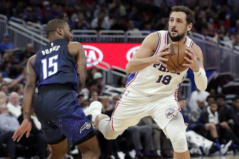 The Philadelphia 76ers had 30 assists on 42 made baskets in their 118-98 win over the Orlando Magic.