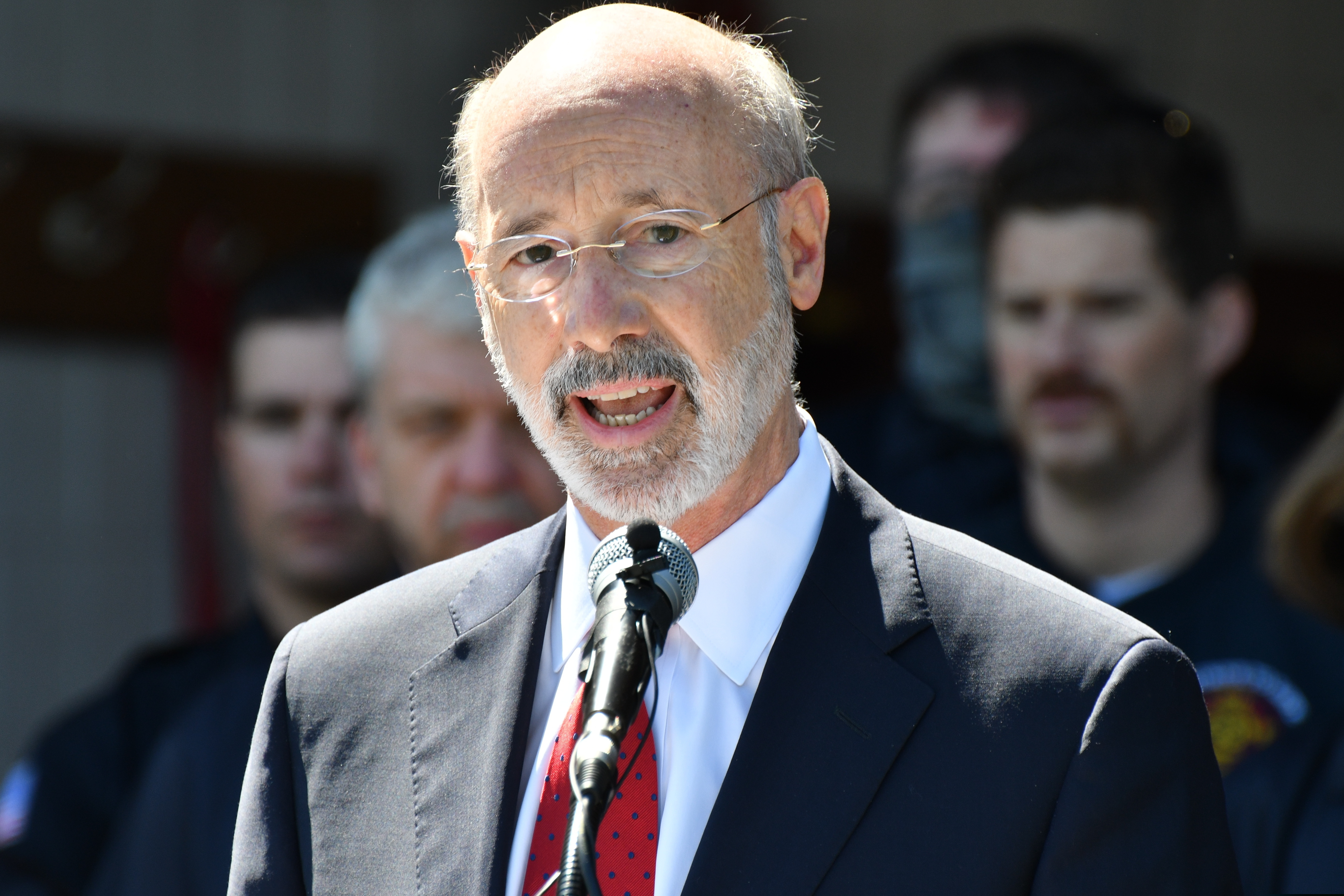 Pennsylvania Gov. Tom Wolf in Mechanicsburg in May.