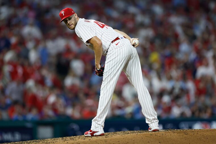Zack Wheeler will take the mound for the Phillies against Atlanta in Game 2 on Monday night.