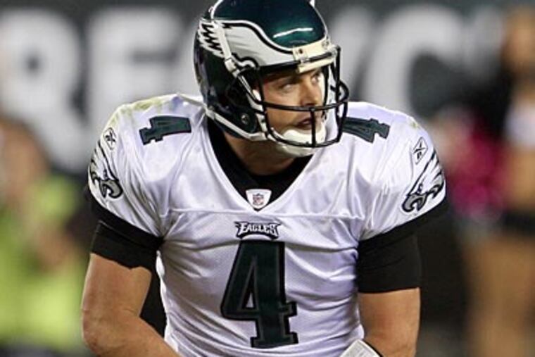 Eagles coach Andy Reid said yesterday that Kevin Kolb will start against the Titans on Sunday. (Yong Kim / Staff File Photo)