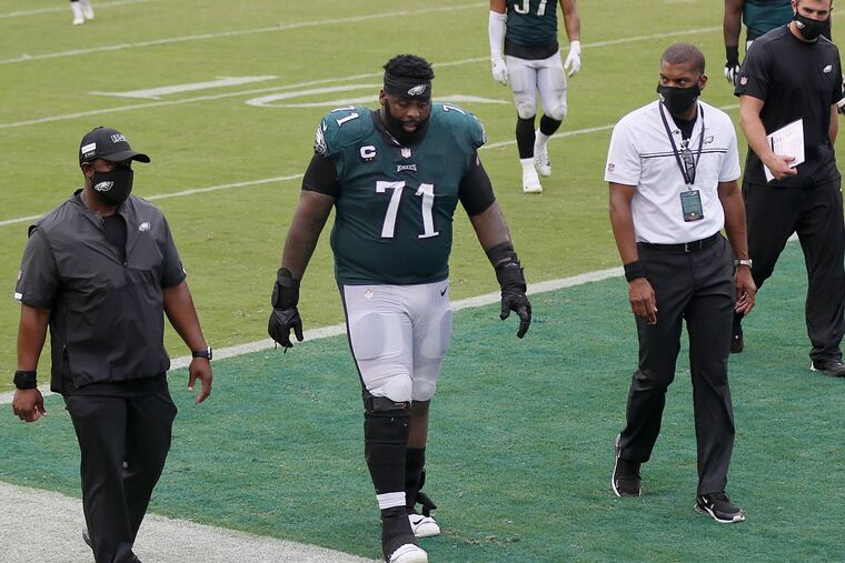 Jason Peters probably has walked off the field in an Eagles uniform for the last time.