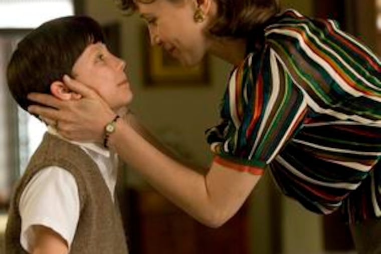 Asa Butterfield and Vera Farmiga as son and mother, living near a Nazi death camp with an SS father, in "The Boy in the Striped Pajamas."