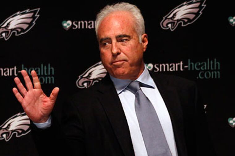 Eagles chairman Jeffrey Lurie has said that the team has "had a pretty good defense" in recent years. (Laurence Kesterson/Staff file photo)