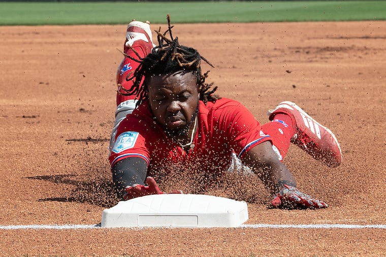After missing seven weeks with a groin strain, oft-injured Roman Quinn is about to dive back into the Phillies' outfield mix.
