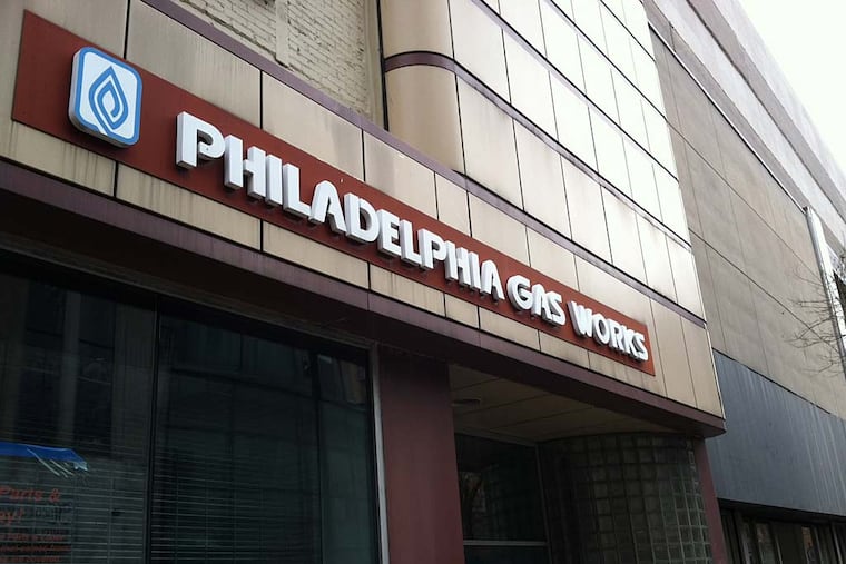 The Philadelphia Gas Works office in the 1100 block of Chestnut Street, Center City.