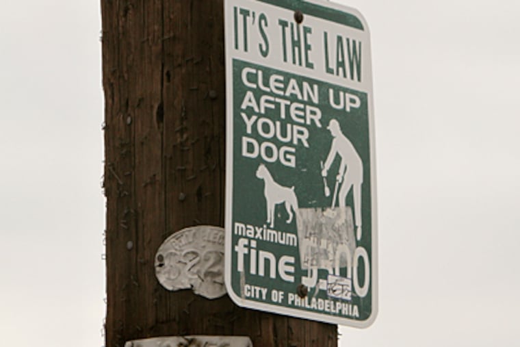 A sign near the 6500 block of Torresdale Ave, Tuesday Feb. 14, 2012, in northeast Philadelphia.