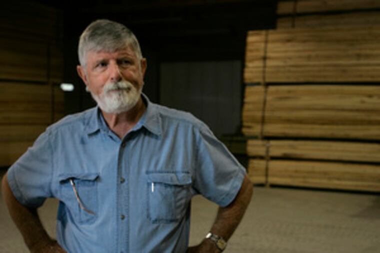 Though he had to cut staff more than 50 percent, sawmill owner Bill Brooks considers himself fortunate. Dozens of other mills in Pennsylvania have closed or been bought out in recent years.