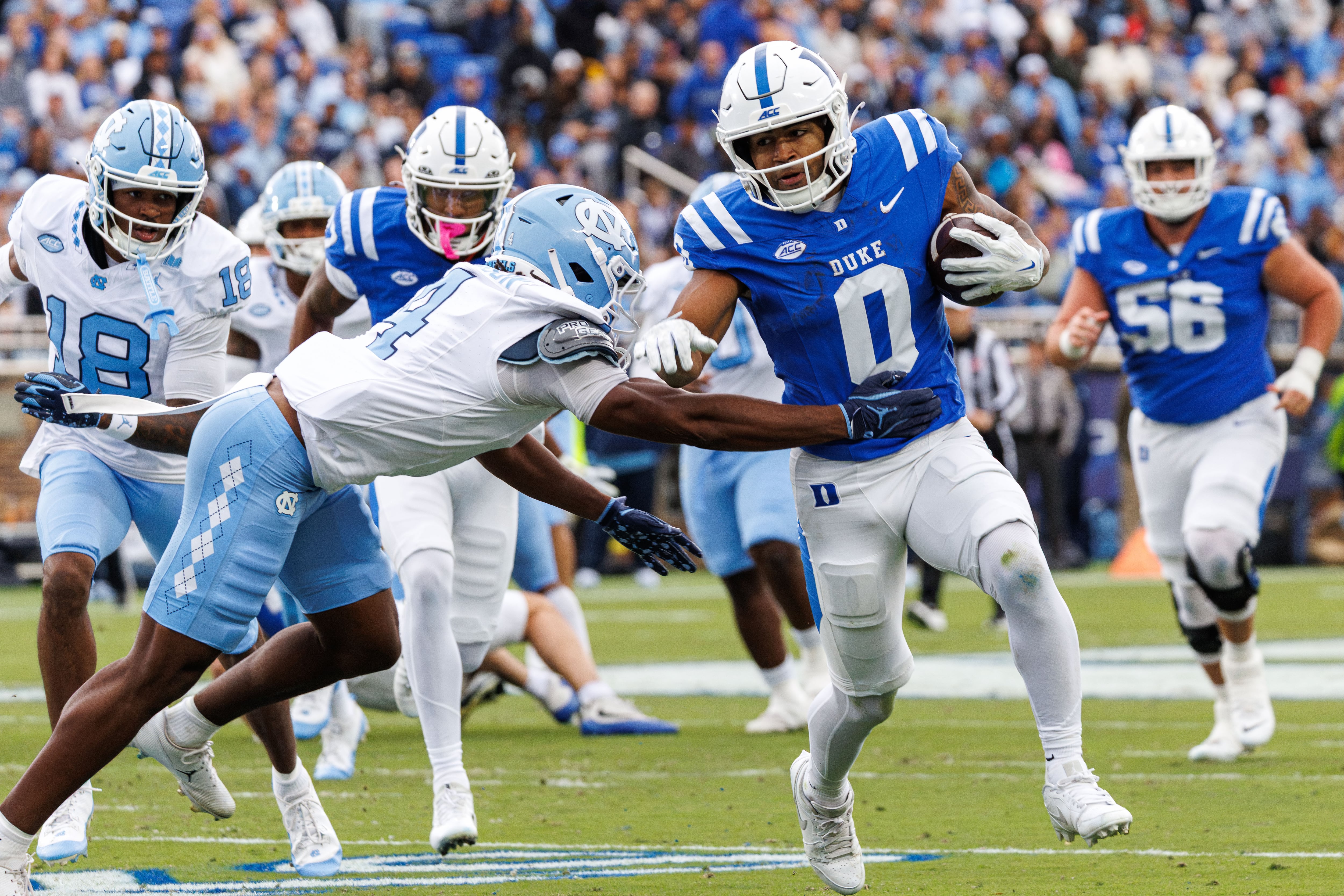 McGill's late TD lifts North Carolina past Duke 24-20