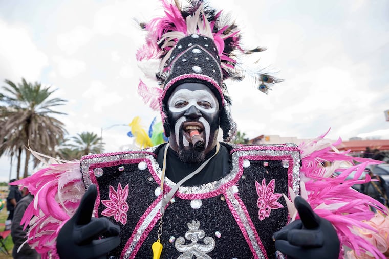 Zulu Tramps parade on Mardi Gras in New Orleans.
