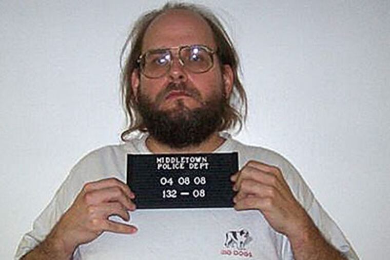 Middletown police mug shot of Charles Koons, who pleaded guilty and was sentenced to 35-100 years in prison for molesting children at the Milton Hershey School. (Clem Murray / Staff Photographer)