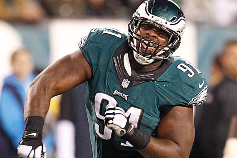 Eagles defensive lineman Fletcher Cox. (Ron Cortes/Staff Photographer)