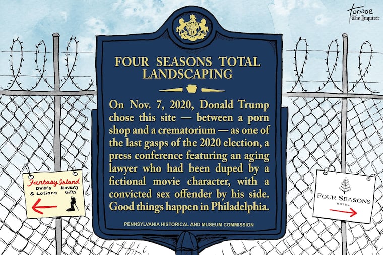 Rob Tornoe's cartoon for Friday, Nov. 13, 2020.