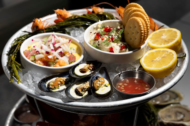 The Seafood Tower at Oyster House in Philadelphia on Thursday, July 11, 2024. Oyster House is located at 1516 Sansom Street.