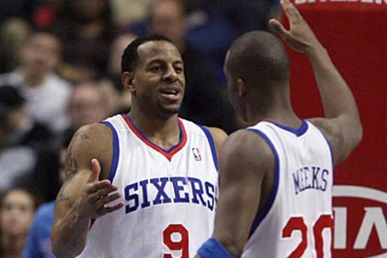 The Sixers defeated the Hawks, 105-100, Wednesday night at the Wells Fargo Center. (Yong Kim/Staff Photographer)