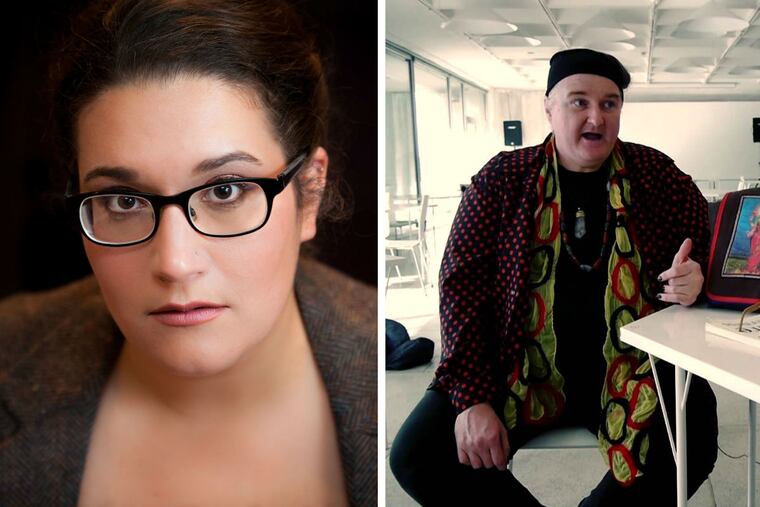 Carmen Maria Machado and CA Conrad. The two Philadelphia writers won prizes at the 30th annual Lambda Literary Awards.