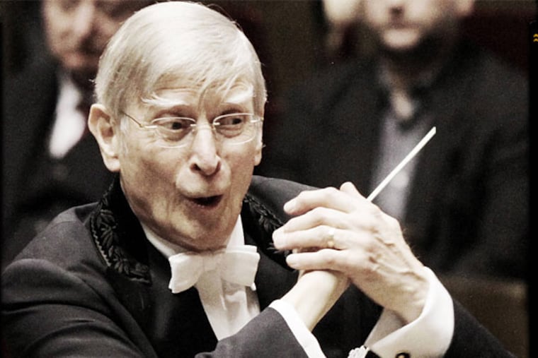 Conductor Herbert Blomstedt.