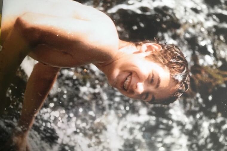 Alex Mondics pictured in Washington State's Cascades mountain range in 2000.