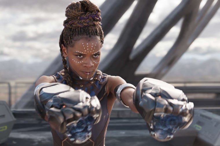 Letitia Wright plays a scientist and inventor in "Black Panther."