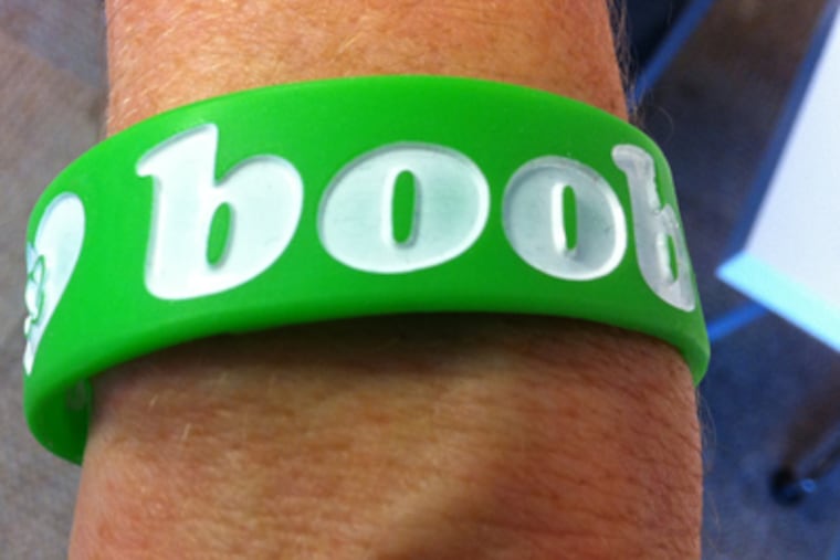 The U.S. District Court has been asked to decide whether the word "boobies" is vulgar and therefore can be banned by school administrators. (Photo: Philly.com Staff)