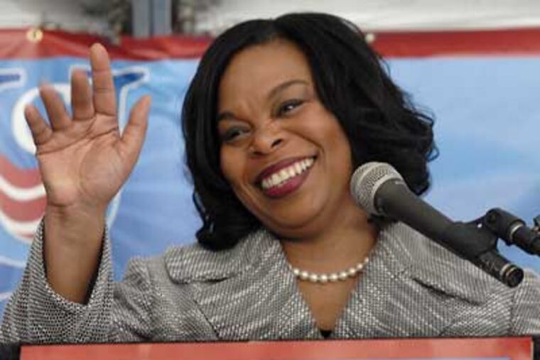 Dana Redd is running a slick Web-based campaign to become Camden mayor, an office with no power whatsoever. (April Saul/Staff Photographer)