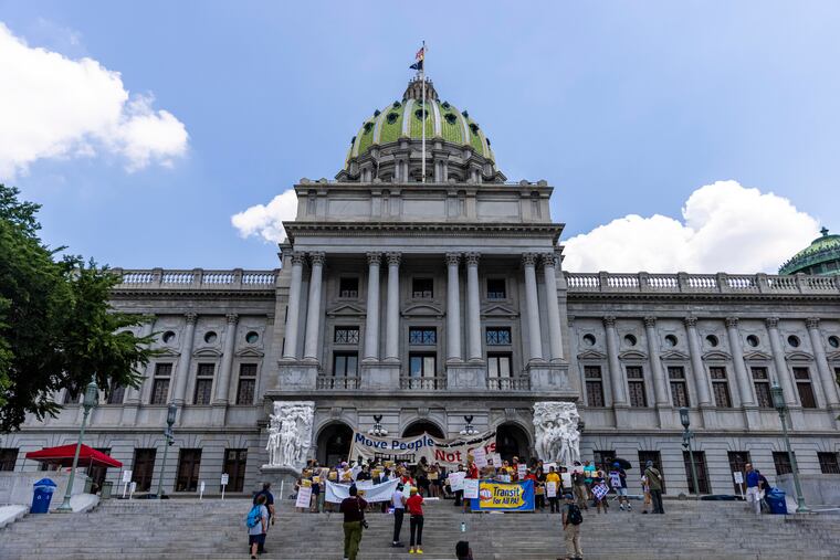 The Pennsylvania State Capitol in Harrisburg.