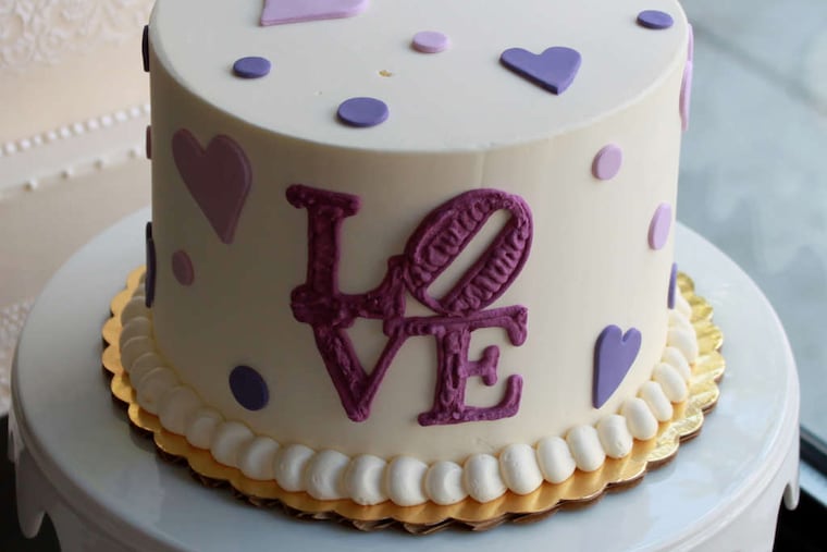 LOVE cakes are popular for weddings, says Zoë Lukas, owner of