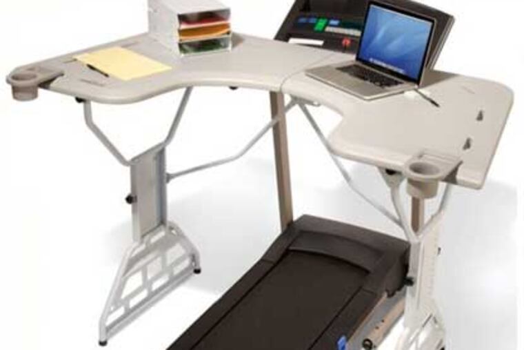 TrekDesk Treadmill Desk,.$479.
www.trekdesk.com