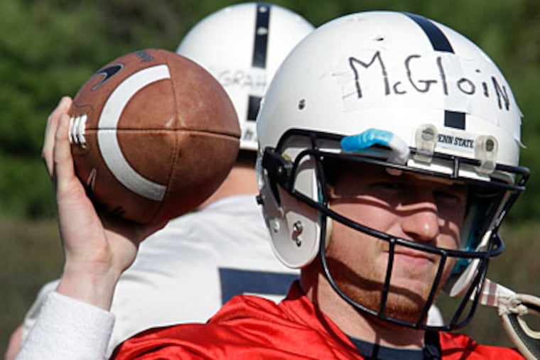 Quarterback Matt McGloin was deemed Penn State's "most consistent guy throughout the spring" by head coach Bill O'Brien. (Gene J. Puskar/AP Photo)