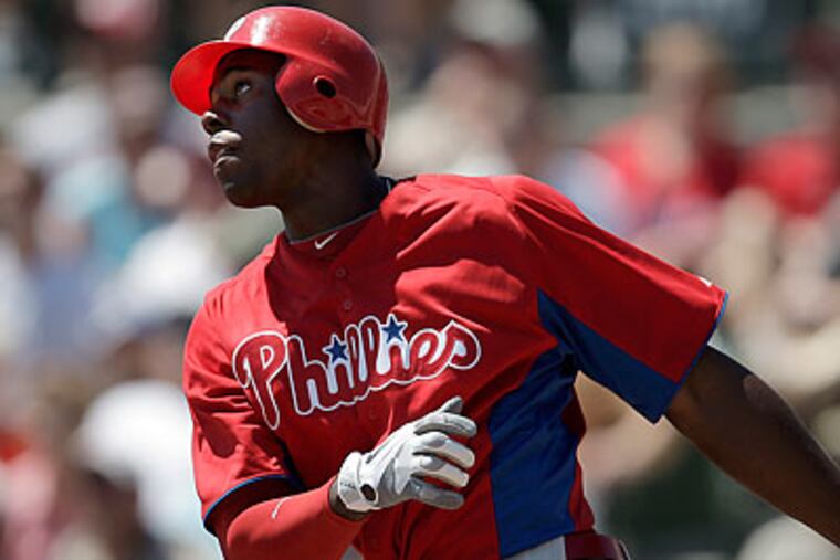 John Mayberry Jr. was in the Phillies' starting lineup in the team's last two games. (David Maialetti/Staff file photo)