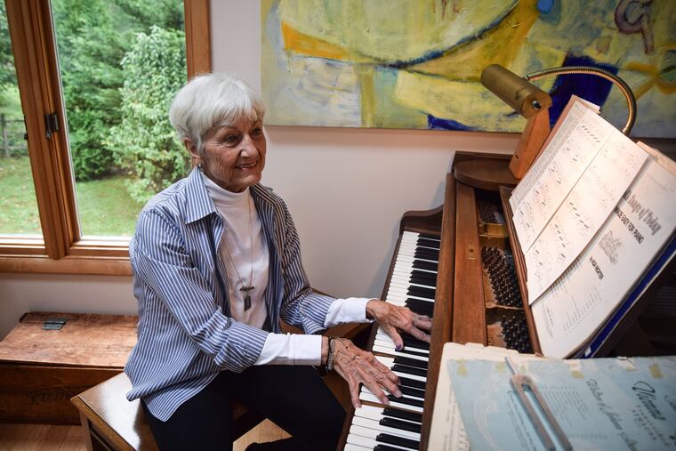 Mary Kane, an 85-year-old widow, who lives in Chester Springs is shown in her home on Monday October, 15 2018. Kane paid $4,750 to join Philadelphia Singles, a matchmaking company and has not heard from the company after repeated calls about their neglect to honor her requests.
