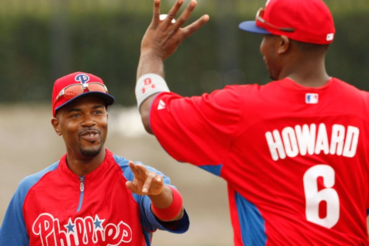 Jimmy Rollins and Ryan Howard were core players on the Phillies' run of playoff appearances from 2007 through 2011.