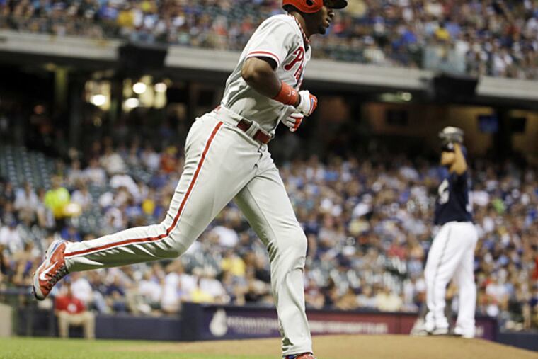 Phillies outfielder Domonic Brown. (Morry Gash/AP)