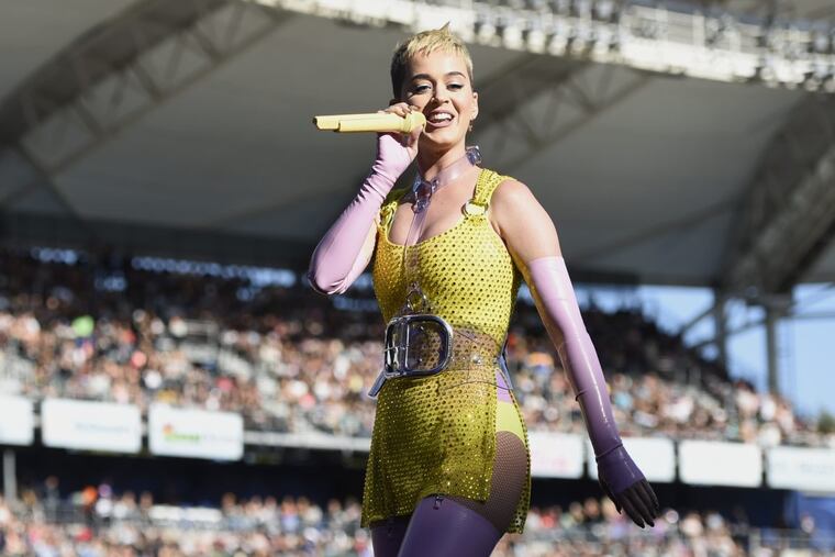 Katy Perry performs at Wango Tango at StubHub Center on Saturday, May 13, 2017, in Carson, Calif.