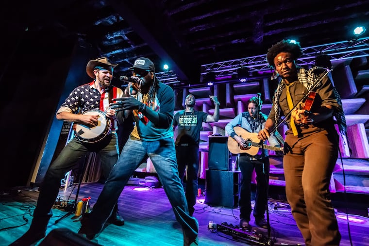 Philly hip-hop bluegrass band Gangstagrass play Anchor Rock Club in Atlantic City on July 14.