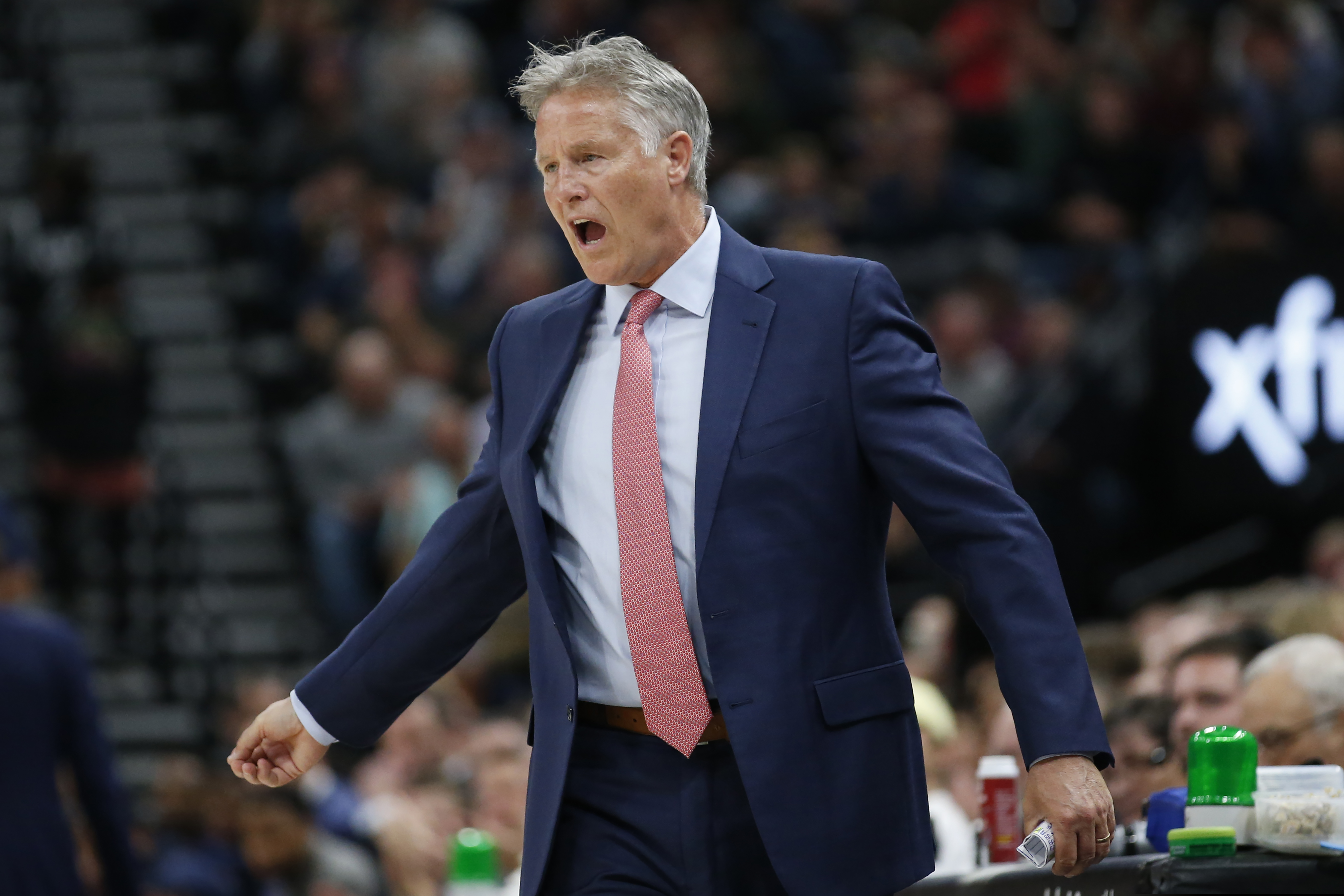 Brett Brown's Sixers lost their second straight game after winning their first five.