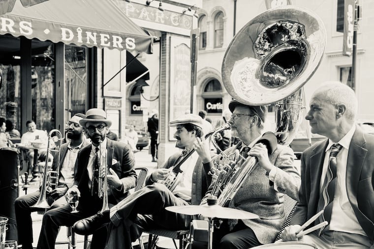 Trad jazz band Drew Nugent and The Midnight Society will perform at this weekend's East Passyunk Jazz Crawl as part of Philly Jazz Month.