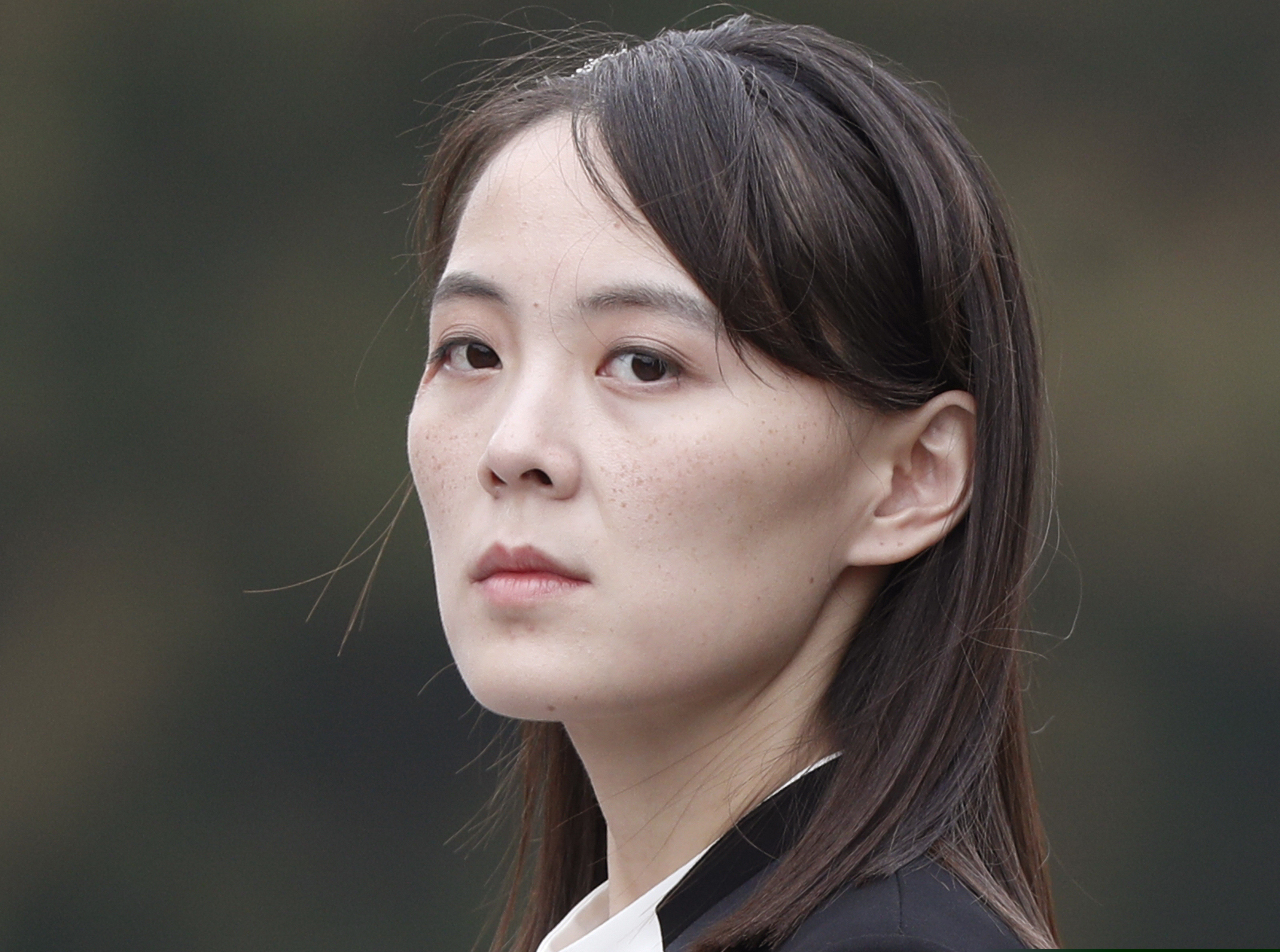 Kim Yo Jong, sister of North Korea's leader Kim Jong Un attends a wreath-laying ceremony at Ho Chi Minh Mausoleum in Hanoi, Vietnam. The powerful sister of North Korean leader Kim Jong Un threatened military action against South Korea as she bashed Seoul on Saturday, June 13, 2020, over declining bilateral relations and its inability to stop activists from floating anti-Pyongyang leaflets across the border.