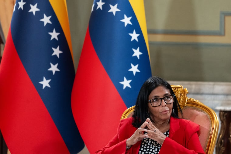 Delcy Rodriguez, the interim president of Venezuela in Caracas, Venezuela, on April 30, 2026. Venezuela nationalized its oil resources in the 1970s. Rodríguez’s decision to turn over much of that oil to the U.S. government represents an astounding about-face.