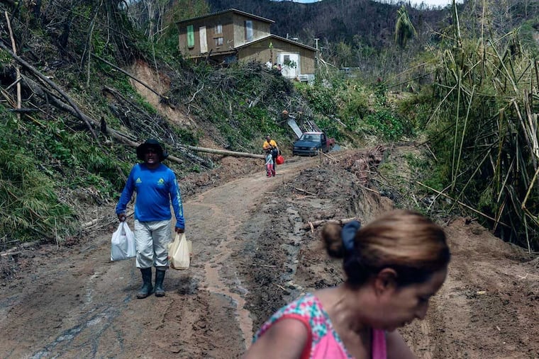The Utuado region in the mountains of central Puerto Rico mountains was devastated by Hurricane Maria.