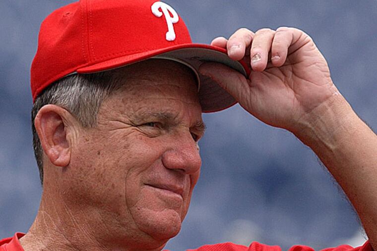 Phillies bench coach Larry Bowa. (Brad C Bower/AP file photo)