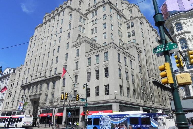 The former Strawbridge & Clothier department store building at 801 Market St.
