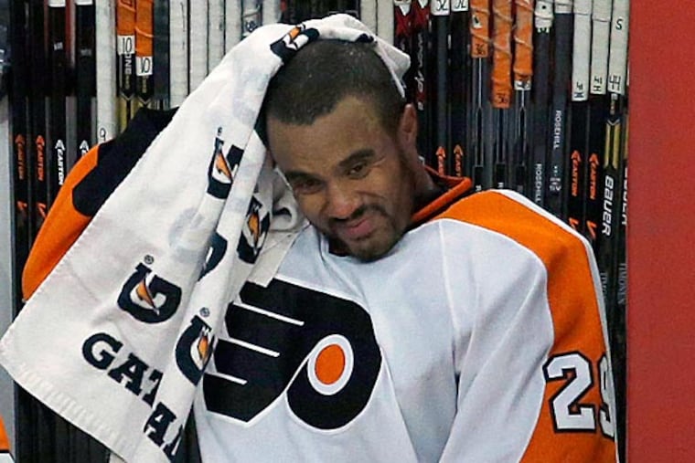 Flyers goalie Ray Emery. (Charles Rex Arbogast/AP)