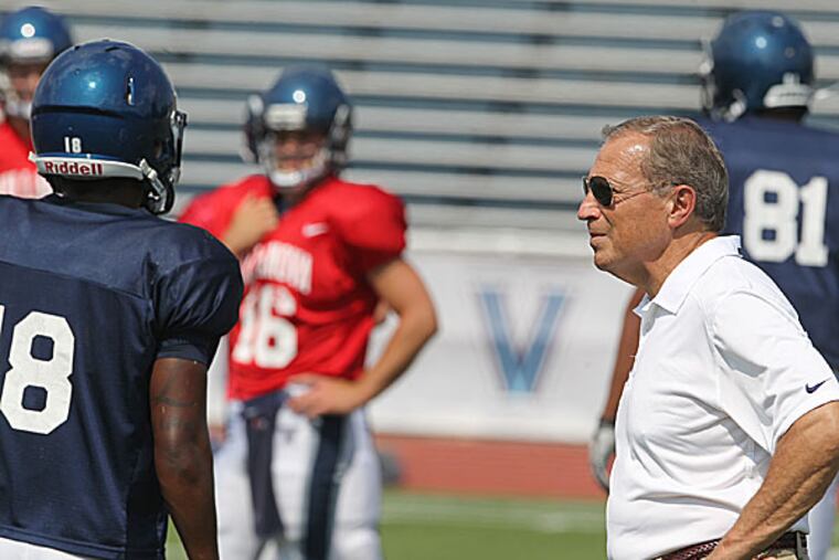 Villanova head coach Andy Talley. (Charles Fox/Staff Photographer)