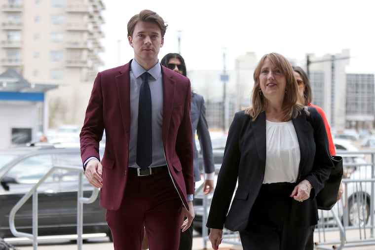 Former Flyers goalie Carter Hart, one of five members from Canada’s 2018 World Junior hockey team who is charged with sexual assault, reports to court in London on Wednesday.