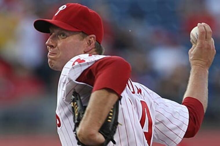 "Right now, he's pitching in his next start," Ruben Amaro Jr. said about Roy Halladay. (Michael Bryant/Staff Photographer)