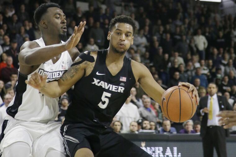 Trevon Bluiett (5) leads Xavier in scoring.