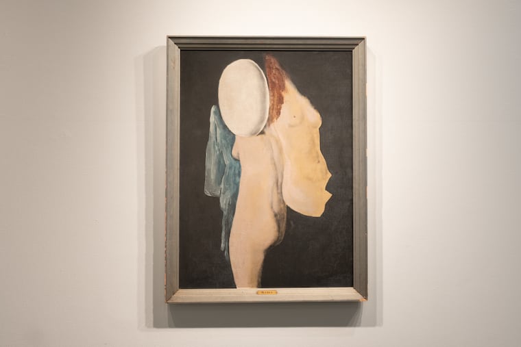 "Europa" by Czech painter Josef Šíma, at Freeman's Auction House, in Philadelphia, April 17, 2026.