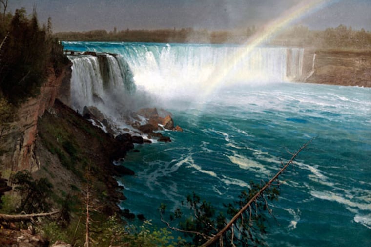 The 19th century paintings acquired include Albert Bierstadt's Niagara.
(Courtesy of Pennsylvania Academy of the Fine Arts)