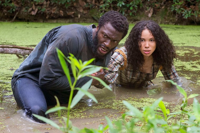 "Underground," a new drama on WGN America, stars Aldis Hodge and Jurnee Smollett-Bell as slaves escaping via the Underground Railroad.